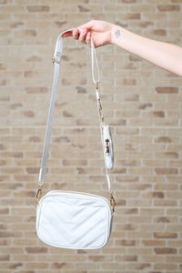 Under Your Spell Crossbody in White - Happily Ever Atchison Shop Co.