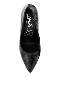 Urchin Croc High Stiletto Heel Pumps - Happily Ever Atchison Shop Co.