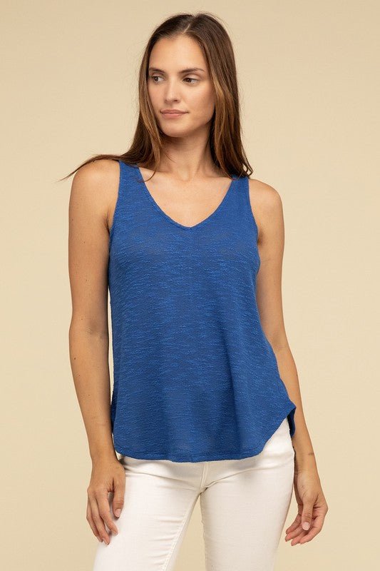 V Neck Sleeveless Cami Top - Happily Ever Atchison Shop Co.