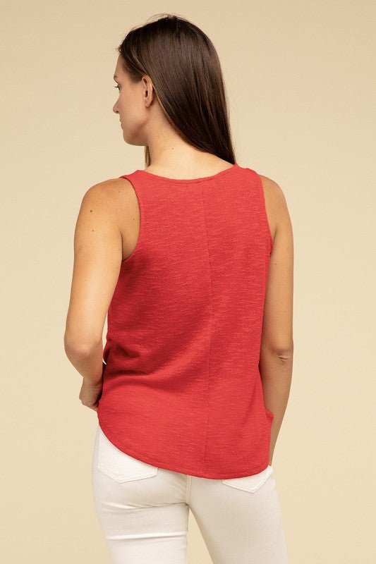 V Neck Sleeveless Cami Top - Happily Ever Atchison Shop Co.