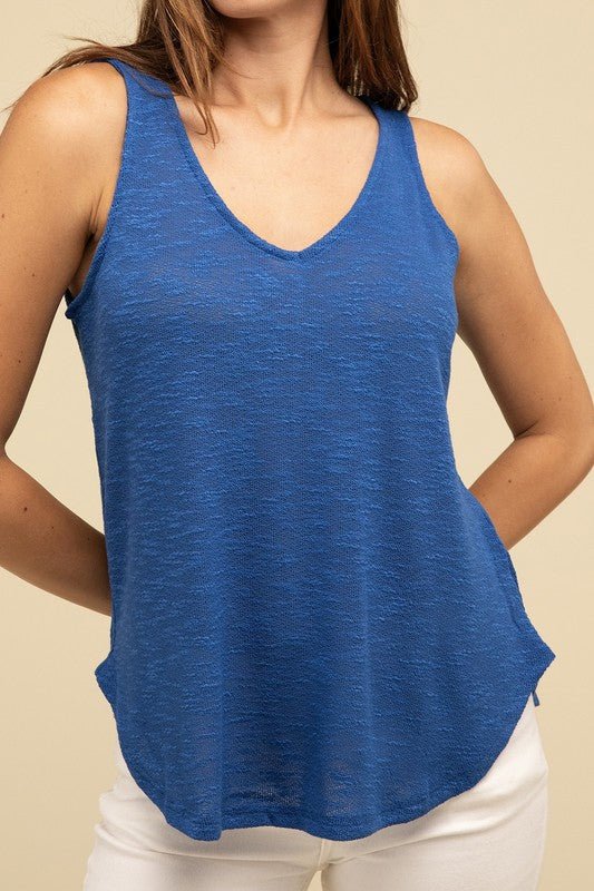 V Neck Sleeveless Cami Top - Happily Ever Atchison Shop Co.