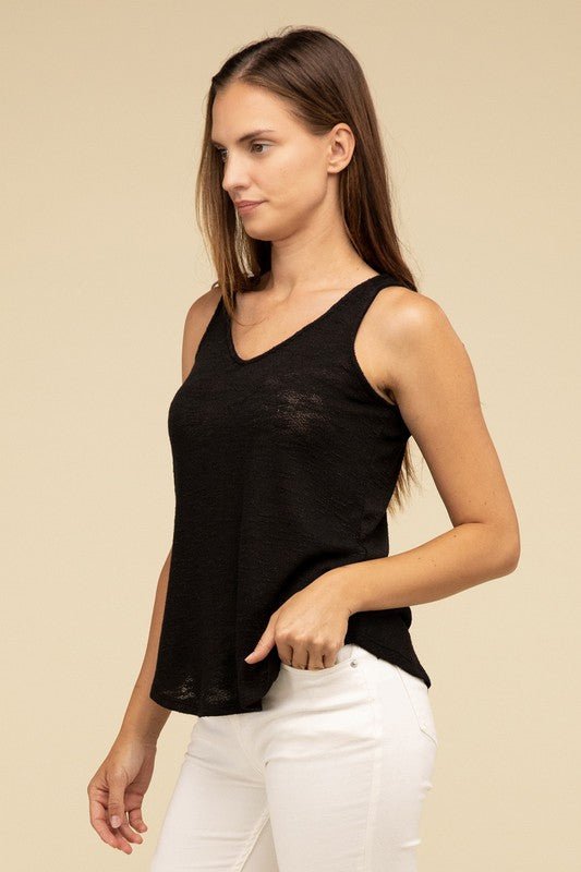 V Neck Sleeveless Cami Top - Happily Ever Atchison Shop Co.