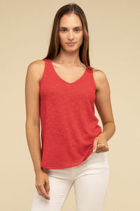 V Neck Sleeveless Cami Top - Happily Ever Atchison Shop Co.