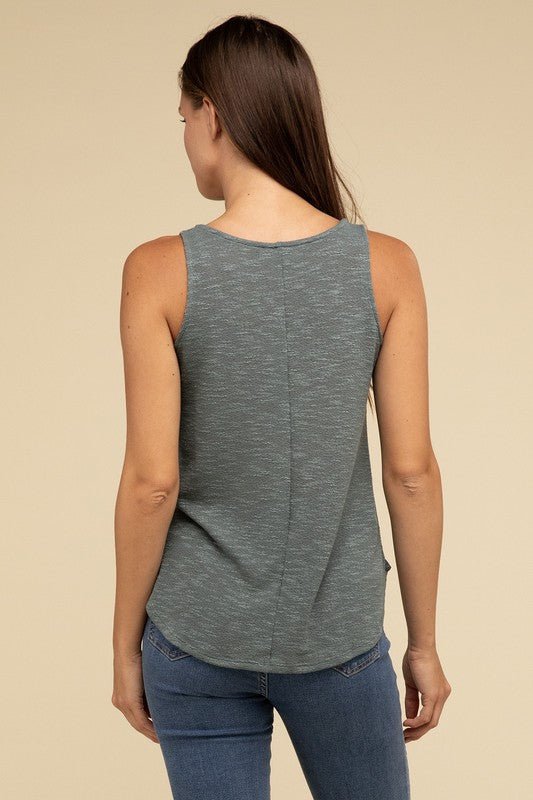 V Neck Sleeveless Cami Top - Happily Ever Atchison Shop Co.