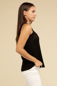 V Neck Sleeveless Cami Top - Happily Ever Atchison Shop Co.