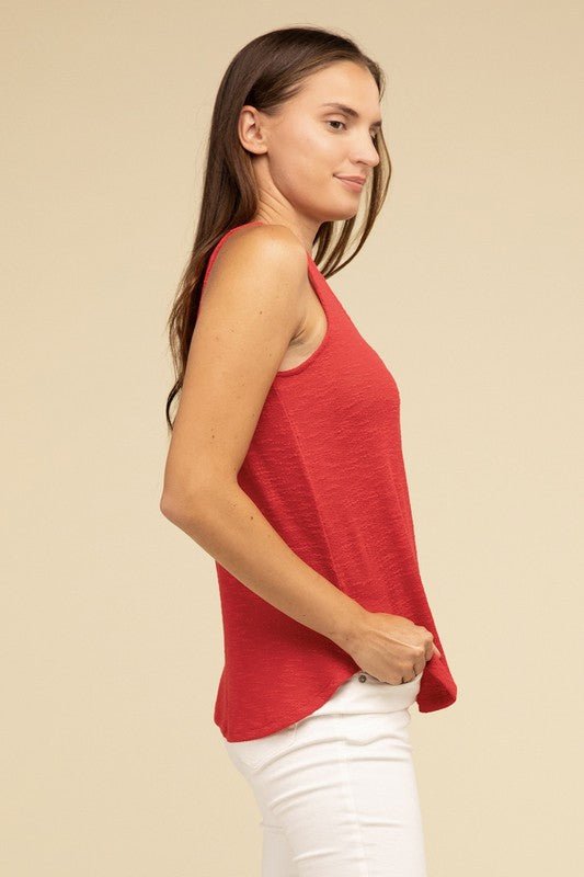 V Neck Sleeveless Cami Top - Happily Ever Atchison Shop Co.