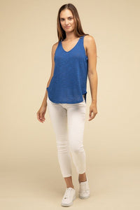 V Neck Sleeveless Cami Top - Happily Ever Atchison Shop Co.