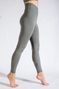 V Waist Full Length Leggings - Happily Ever Atchison Shop Co.