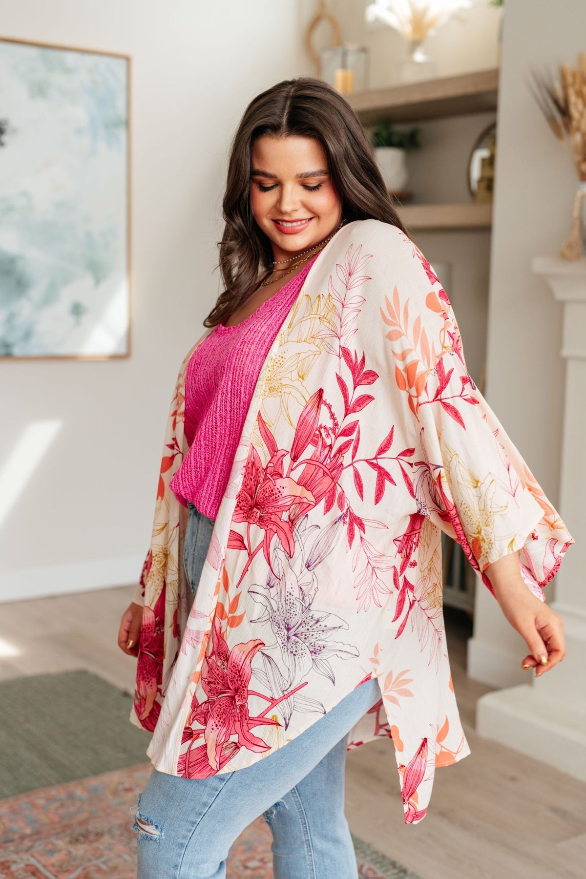 Vacay Season Bell Sleeve Kimono - Happily Ever Atchison Shop Co.