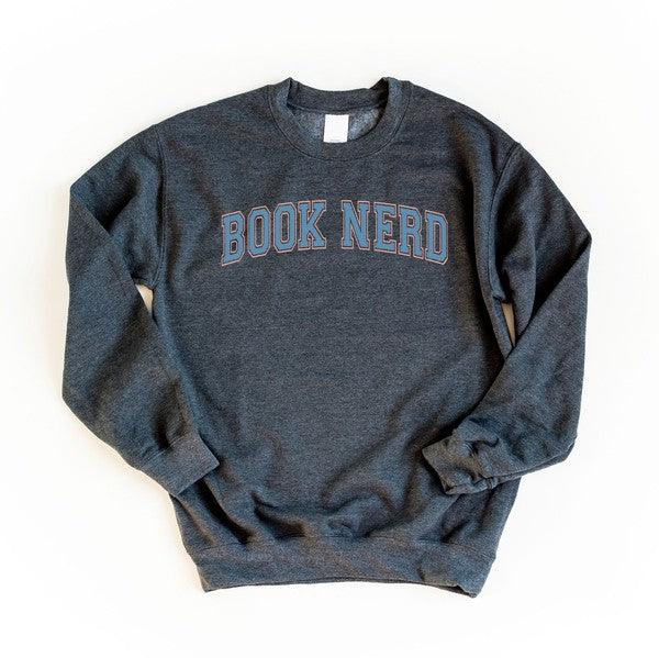 Varsity Book Nerd Graphic Sweatshirt - Happily Ever Atchison Shop Co.