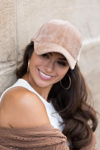 Velour Ball Cap - Happily Ever Atchison Shop Co.