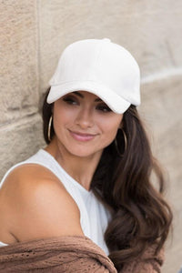 Velour Ball Cap - Happily Ever Atchison Shop Co.