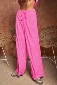 Velvet Sleeveless Round Neck Top and Pants Set - Happily Ever Atchison Shop Co.