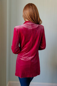 Verity Velvet Blazer - Happily Ever Atchison Shop Co.