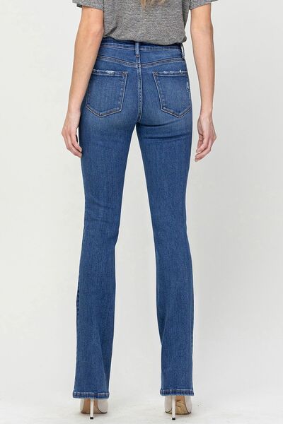 Vervet by Flying Monkey High Waist Bootcut Jeans - Happily Ever Atchison Shop Co.