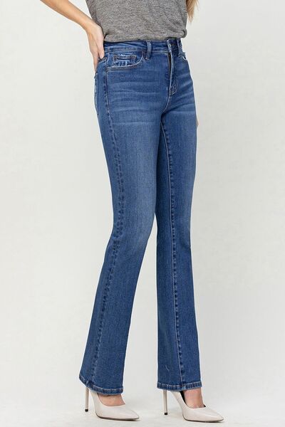 Vervet by Flying Monkey High Waist Bootcut Jeans - Happily Ever Atchison Shop Co.
