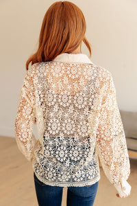 Vintage Lace Button Up - Happily Ever Atchison Shop Co.