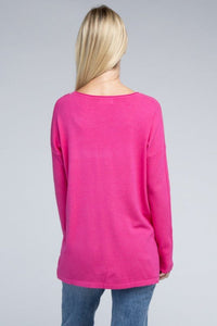 Viscose Front Pockets Sweater - Happily Ever Atchison Shop Co.