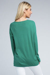 Viscose Front Pockets Sweater - Happily Ever Atchison Shop Co.