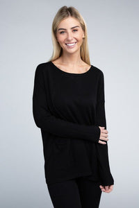 Viscose Front Pockets Sweater - Happily Ever Atchison Shop Co.