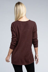 Viscose Front Pockets Sweater - Happily Ever Atchison Shop Co.