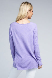 Viscose Front Pockets Sweater - Happily Ever Atchison Shop Co.