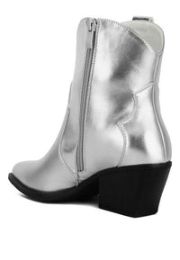 Wales Ott Metallic Faux Leather Boots - Happily Ever Atchison Shop Co.