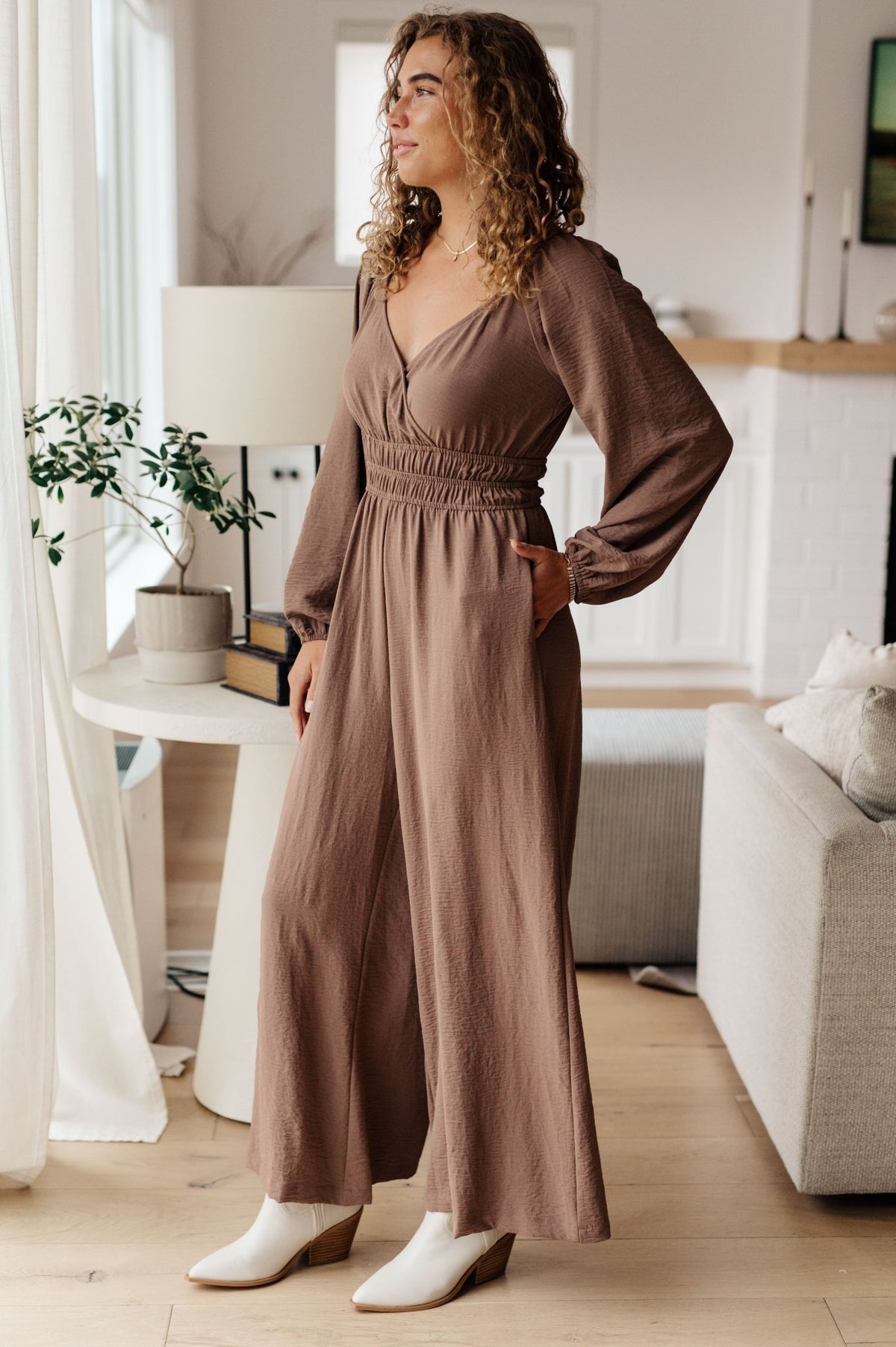 Wandering Vista Wide Leg Jumpsuit - Happily Ever Atchison Shop Co.