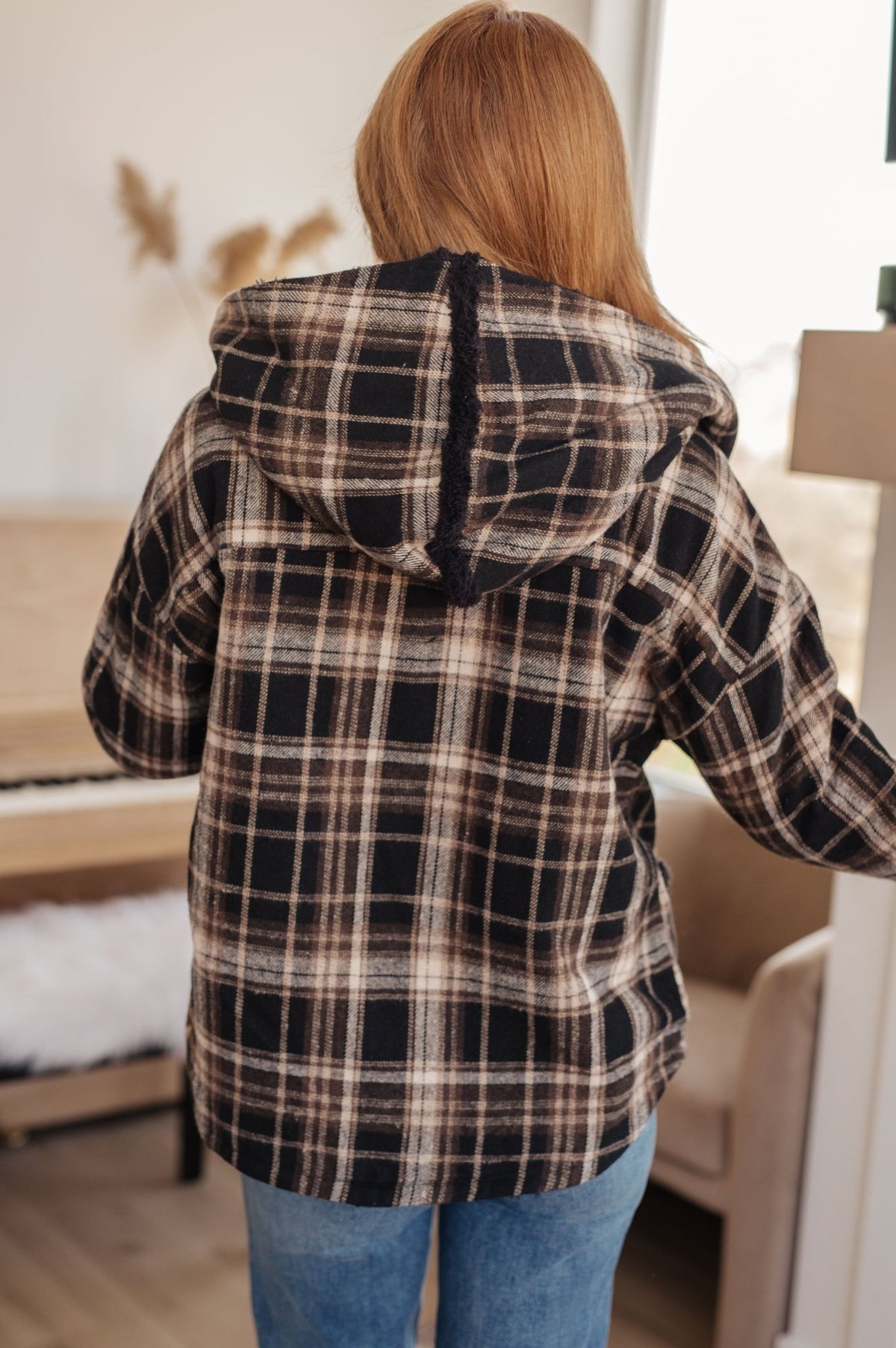 Warped Noise Reversible Plaid Shacket - Happily Ever Atchison Shop Co.