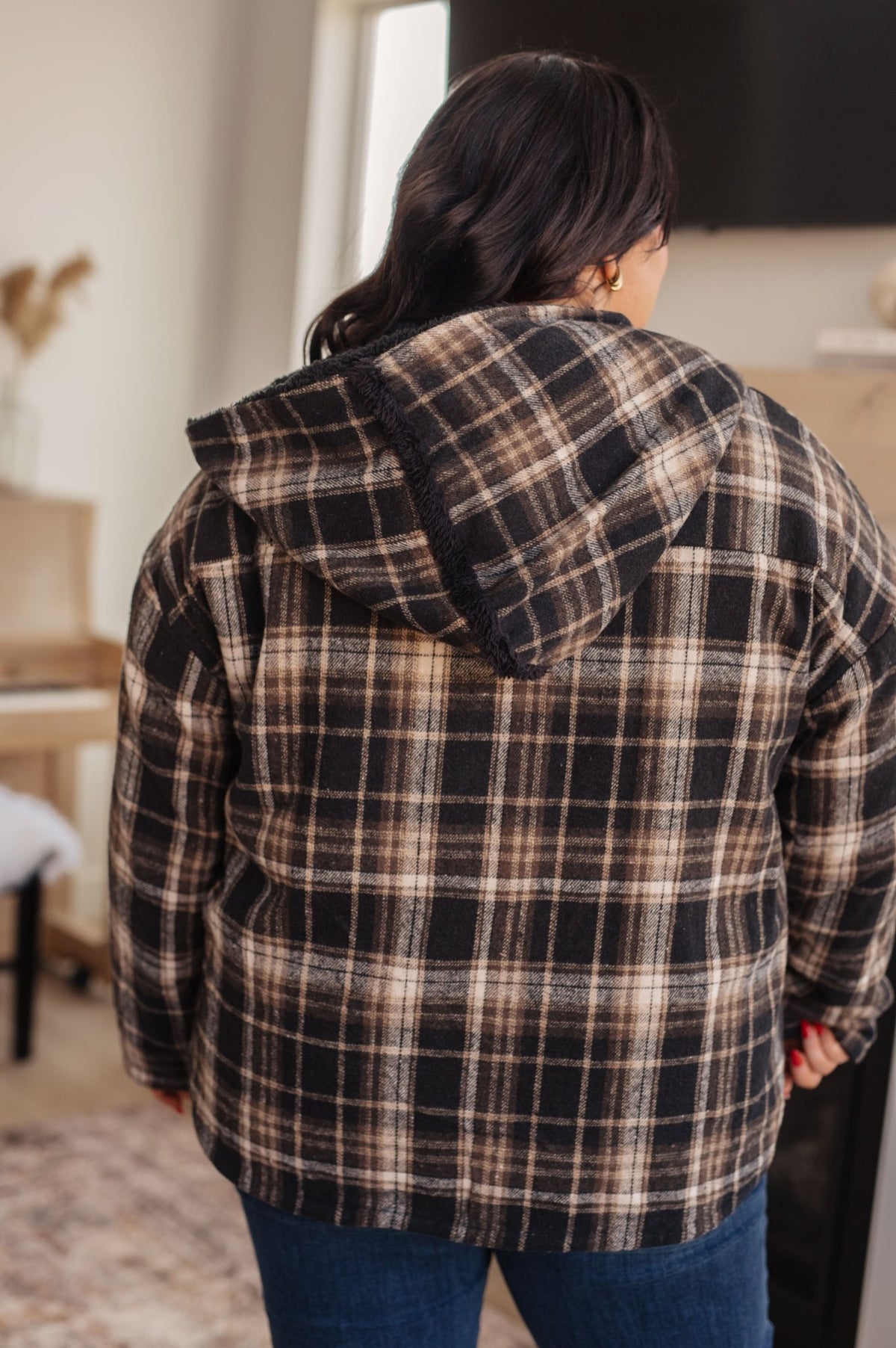 Warped Noise Reversible Plaid Shacket - Happily Ever Atchison Shop Co.