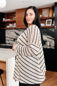 Weekend Adventure Striped Longline Cardigan - Happily Ever Atchison Shop Co.