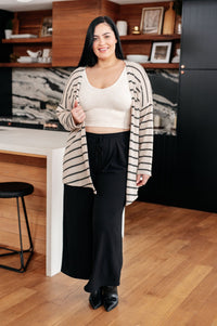 Weekend Adventure Striped Longline Cardigan - Happily Ever Atchison Shop Co.