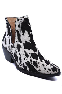 Western Cut Out Animal Hair Booties - Happily Ever Atchison Shop Co.