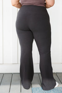 Where are You Flared Leggings in Black - Happily Ever Atchison Shop Co.