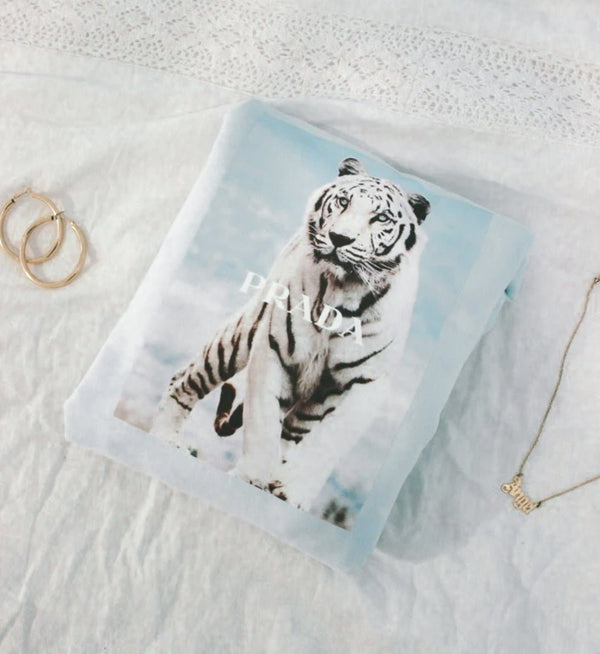 White Tiger Prada Cover - Happily Ever Atchison Shop Co.