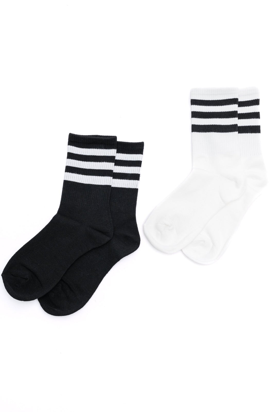 Who Let the Dogs Out Tube Socks in Black and White - Happily Ever Atchison Shop Co.