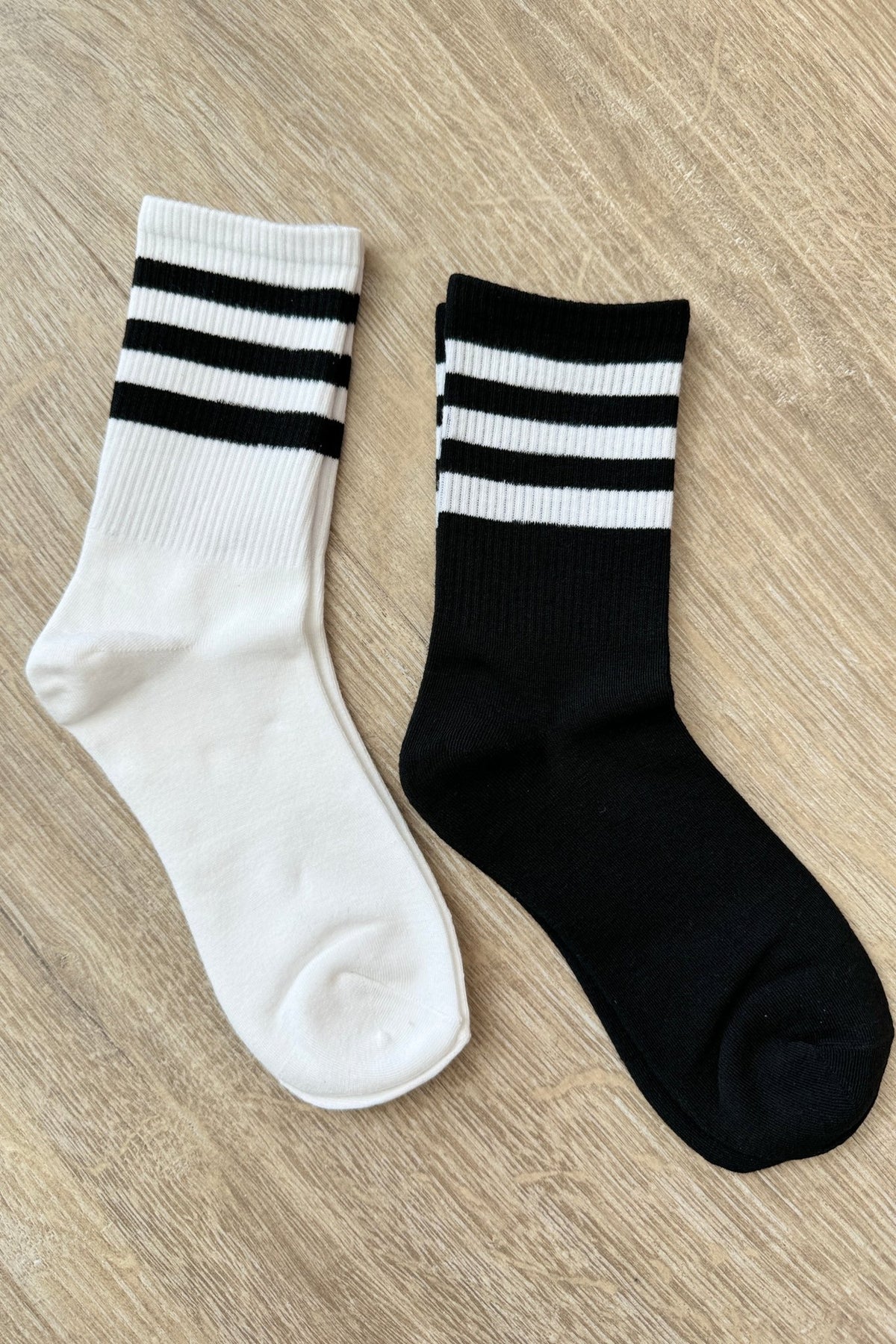 Who Let the Dogs Out Tube Socks in Black and White - Happily Ever Atchison Shop Co.