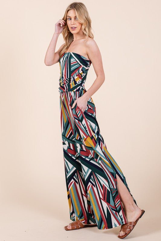 Wide Leg Jumpsuit with Pockets - Happily Ever Atchison Shop Co.