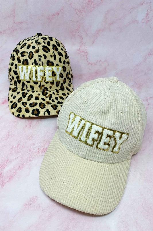 Wifey Corduroy Ball Cap - Happily Ever Atchison Shop Co.