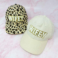 Wifey Corduroy Ball Cap - Happily Ever Atchison Shop Co.