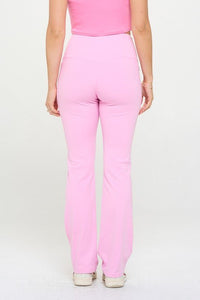Women Crossover Flare Legging High Waisted Pockets - Happily Ever Atchison Shop Co.
