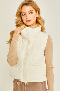 Woven Solid Reversible Vest - Happily Ever Atchison Shop Co.