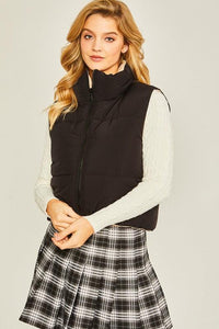 Woven Solid Reversible Vest - Happily Ever Atchison Shop Co. 