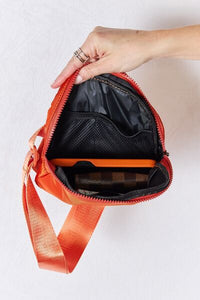 Zenana Adjustable Strap Sling Bag - Happily Ever Atchison Shop Co.