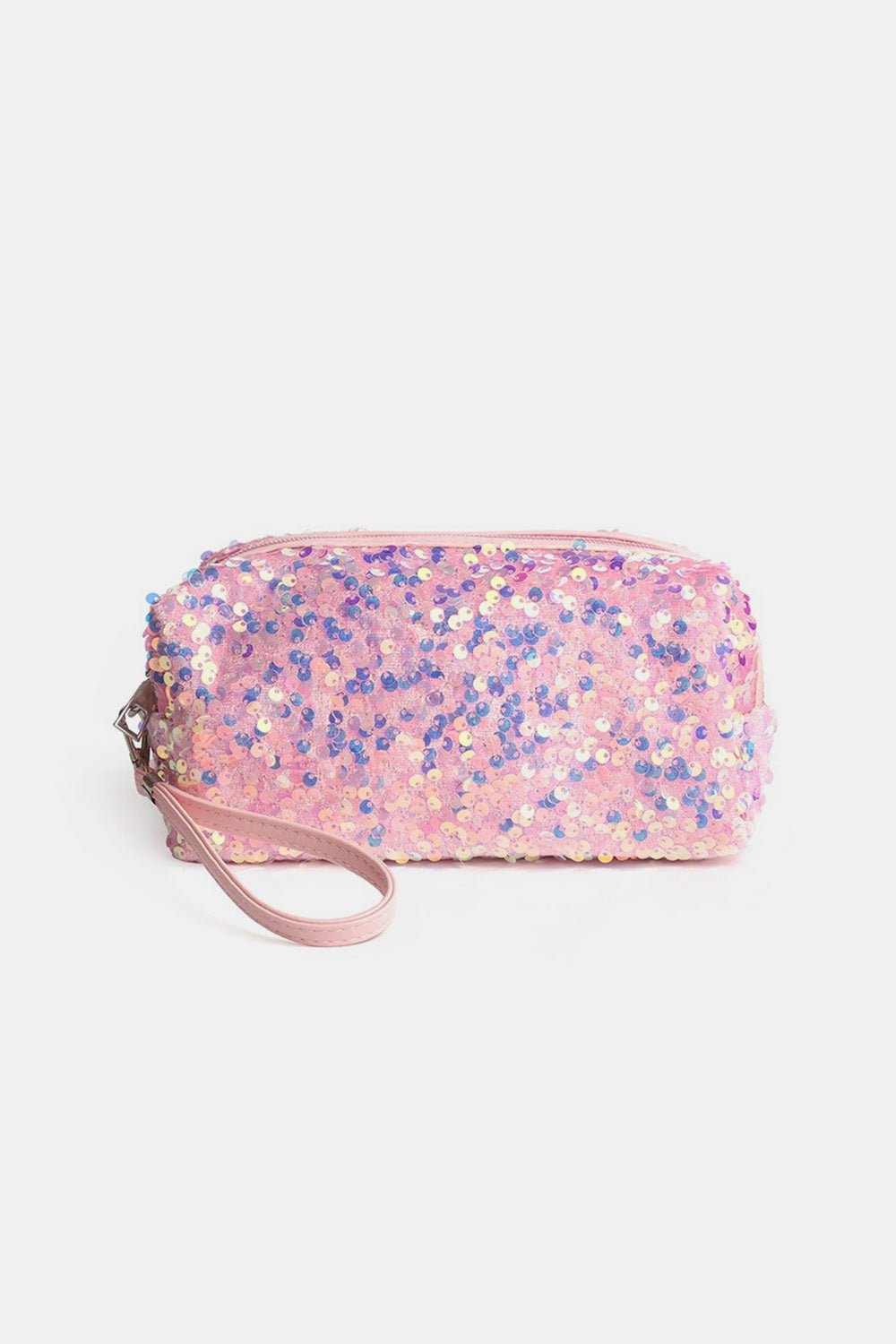 Zenana Colorful Shine Cosmetic Sequin Design Bag - Happily Ever Atchison Shop Co.