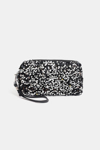 Zenana Colorful Shine Cosmetic Sequin Design Bag - Happily Ever Atchison Shop Co.