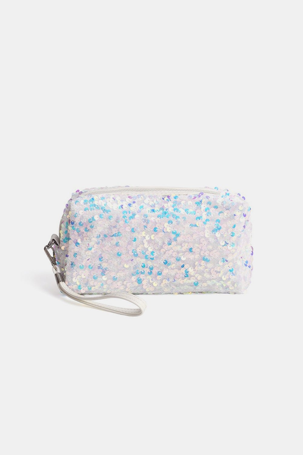 Zenana Colorful Shine Cosmetic Sequin Design Bag - Happily Ever Atchison Shop Co.