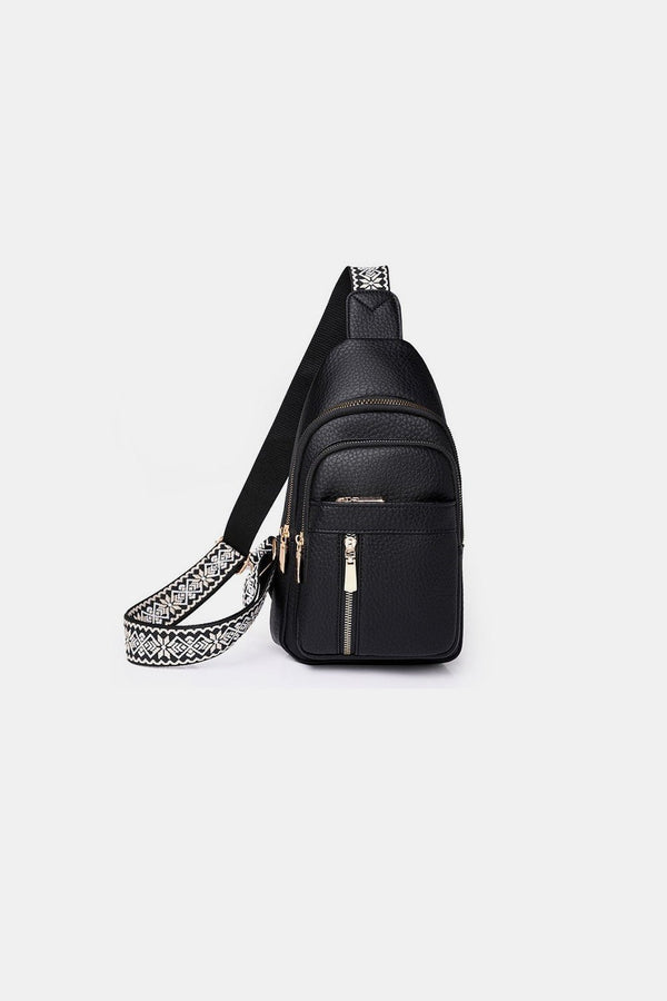 Zenana PU Leather Sling Bag - Happily Ever Atchison Shop Co.