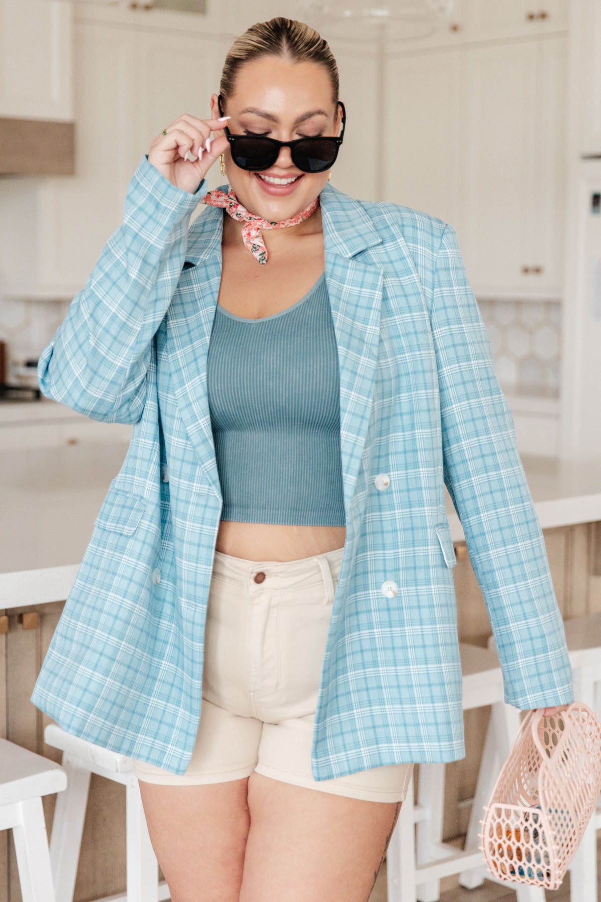 Fetch My Briefcase Plaid Blazer - Happily Ever Atchison Shop Co.  